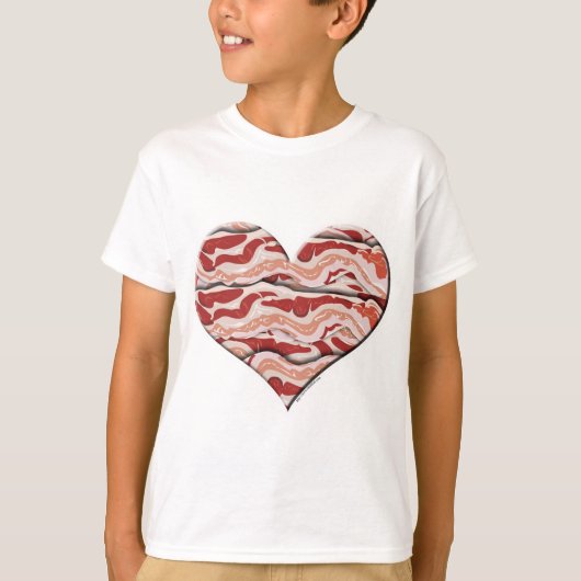 Bacon Hearted T-shirt (Voorkant)