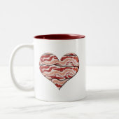 Bacon Hearted Tweekleurige Koffiemok (Links)