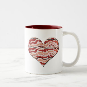 Bacon Hearted Tweekleurige Koffiemok