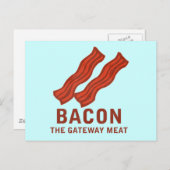 Bacon, het gatewayvlees briefkaart (Voorkant / Achterkant)