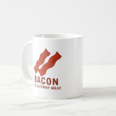 Bacon, het gatewayvlees koffiemok (Voorkant links)