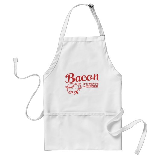 bacon - het is wat voor eten standaard schort (Voorkant)