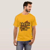 Bacon het plakband van voedsel t-shirt (Voorkant volledig)