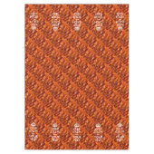 Bacon houdt kalm en heeft Jouw tekst Tafelkleed (Voorkant)