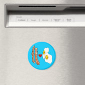 Bacon houdt van eieren Funny Bacon Design Magneet (Insitu (Vaatwasser))