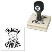 Bacon House Stamp Rubberstempel (Gestempeld)