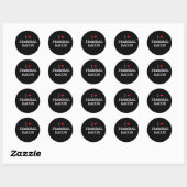 Bacon I Love Peameal Ronde Sticker (Vel)