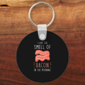 Bacon ik hou van de geur van Bacon. Sleutelhanger (Voorkant)