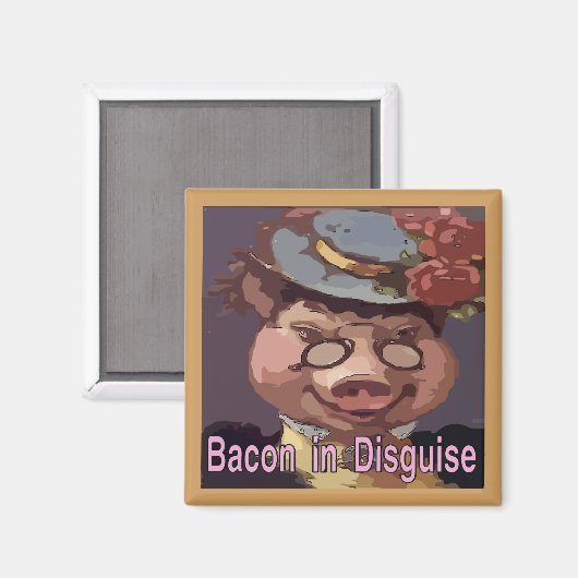 Bacon in Disguise Magneet (Voorkant / Achterkant)