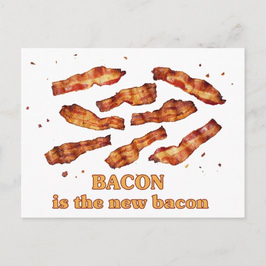 Bacon is de nieuwe bacterie briefkaart (Voorkant)