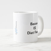 Bacon IS Diet Food Mok (20oz) (Voorkant rechts)
