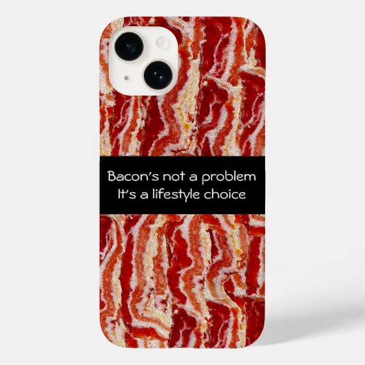 Bacon is geen probleem Case-Mate iPhone case (Achterkant)