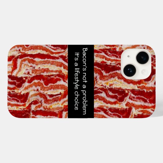 Bacon is geen probleem Case-Mate iPhone case (Achterkant (horizontaal))