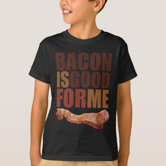 Bacon is goed voor mij t-shirt (Voorkant)
