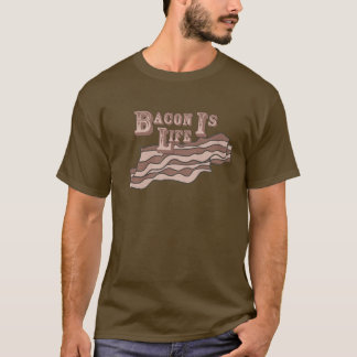 Bacon is het leven t-shirt