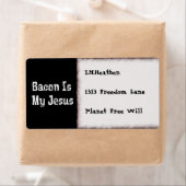 Bacon is mijn Jezus Etiket (Insitu)
