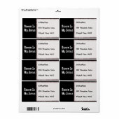 Bacon is mijn Jezus Etiket (Full Sheet)