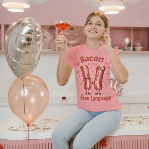 Bacon is mijn liefdestaal Funny Bacon T-shirt