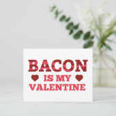 Bacon is mijn Valentijn Feestdagenkaart (Staand voorkant)