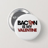 Bacon is mijn Valentijn Ronde Button 5,7 Cm (Voorkant /achterkant)
