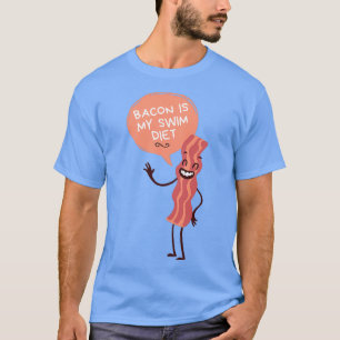 Bacon is mijn zwemdieet t-shirt