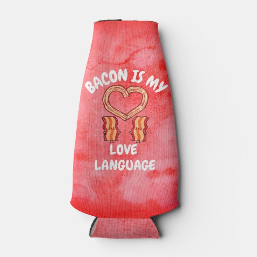 Bacon is My Love Language Koelbox Flesjeskoeler (Voorkant)