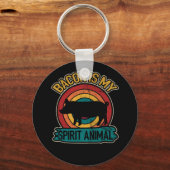 Bacon Is My Spirit Animal Bacon Lover Grilling Sleutelhanger (Voorkant)