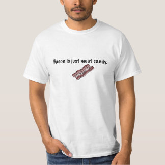 Bacon is snoep vlees t-shirt