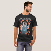 Bacon it Rain Pug Funny Graphic T-shirt (Voorkant volledig)