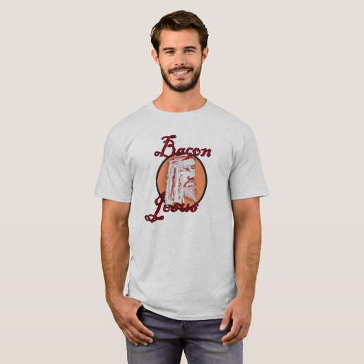 Bacon Jesus T-shirt (Voorkant volledig)