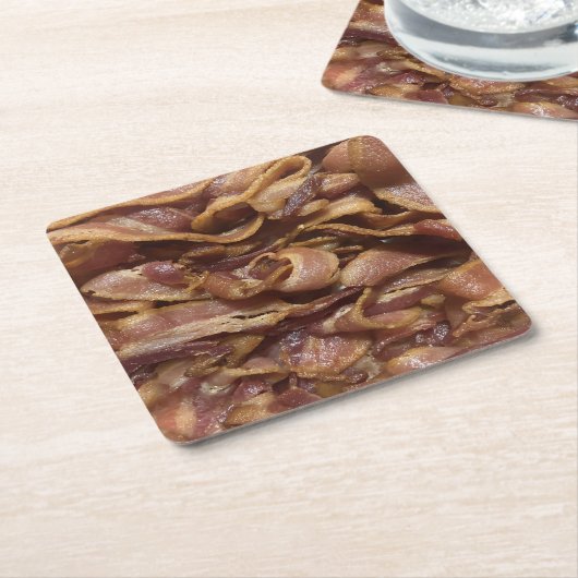 Bacon Kartonnen Onderzetters (Schuin)