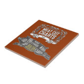 BACON kent je delen vlees Tegeltje (Zijkant)