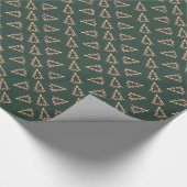 Bacon kerstboom cadeaupapier (Hoek)