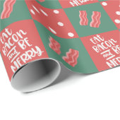 Bacon kerstcadeautje cadeaupapier (Rol Hoek)