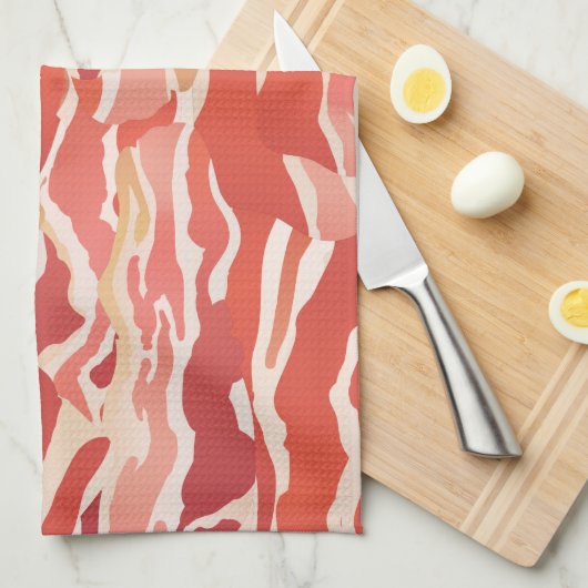 Bacon keukenhanddoek (Quarter Fold)