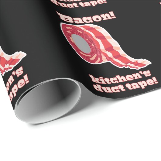 Bacon... Keuken's dikke band! Cadeaupapier (Rol Hoek)