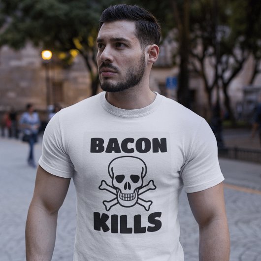 BACON KILLS T-SHIRTS