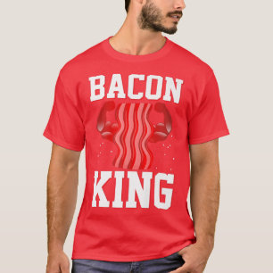 Bacon King Foodie Bacon is Grappige Bacon T-shirt