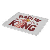 Bacon King Vleesliefhebber Cadeaus voor Mannen Jon Snijplank (Hoek)