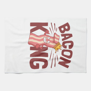 Bacon King Vleesliefhebber Cadeaus voor Mannen Jon Theedoek