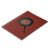 Bacon-laptop Notitieboek (Linkerzijde)