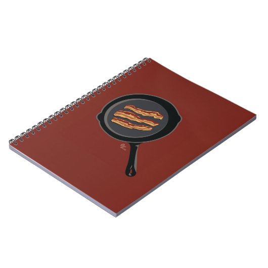 Bacon-laptop Notitieboek (Linkerzijde)