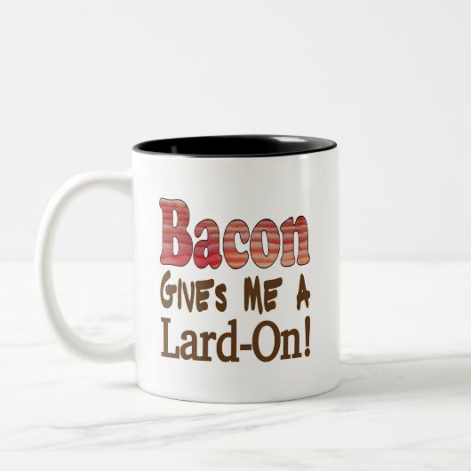 Bacon Lard Tweekleurige Koffiemok (Links)