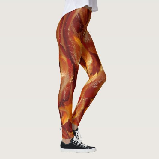Bacon Leggings zullen je hongerig maken naar bacon (Rechts)