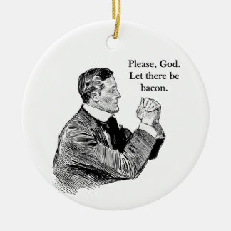 Bacon Let er op Keramisch Ornament