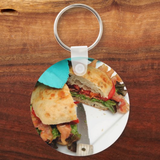Bacon Lettuce en Tomato Sleutelhanger (Voorkant)