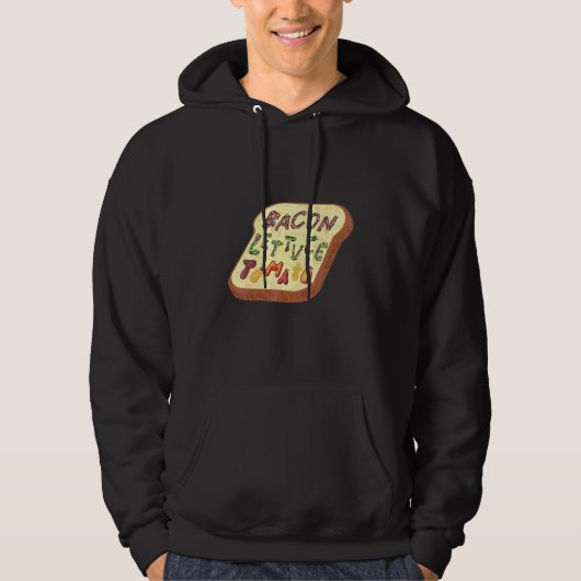 Bacon Lettuce Tomato Blt Sandwich Hoodie (Voorkant)