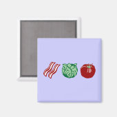 Bacon Lettuce & Tomato - De BLT! Magneet (Voorkant / Achterkant)