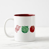 Bacon Lettuce & Tomato - De BLT! Tweekleurige Koffiemok (Links)