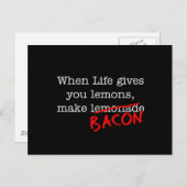 Bacon Life geeft je Briefkaart (Voorkant / Achterkant)